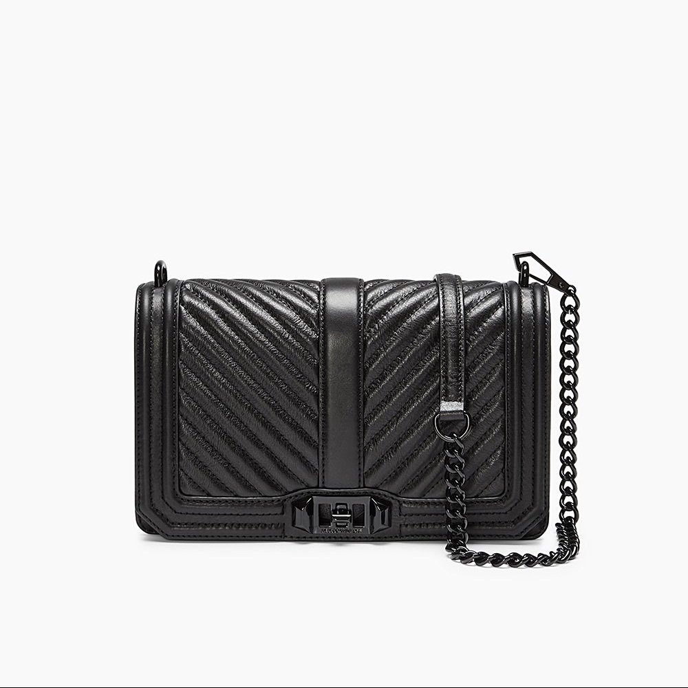Chevron love crossbody
